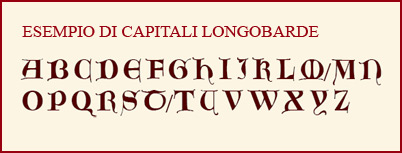 Esempio di Capitali Longobarde